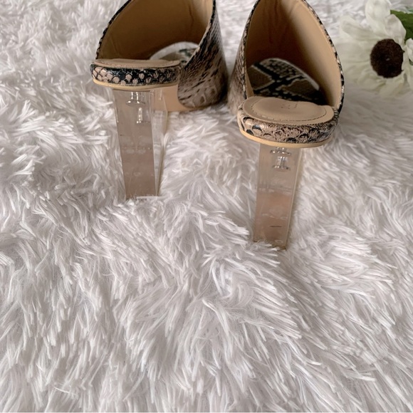CLEAR HEEL MULES - Picture 6 of 10